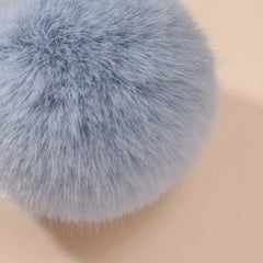 Plush Ball Keychain Pendant Key Hanging Bag Key Chain