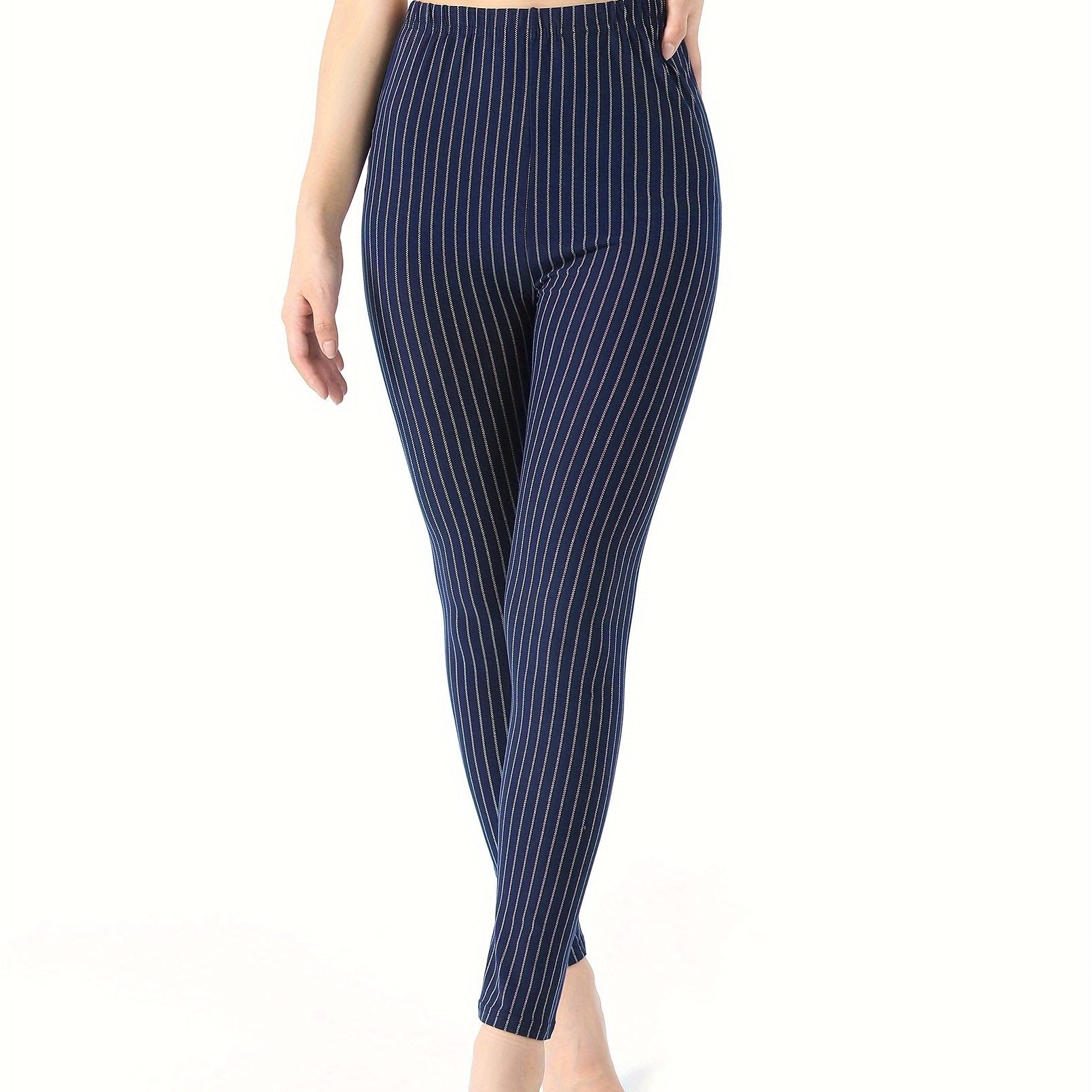 Stripped Yoga Pants Stretchy Fitness Leggings Women's Activewear