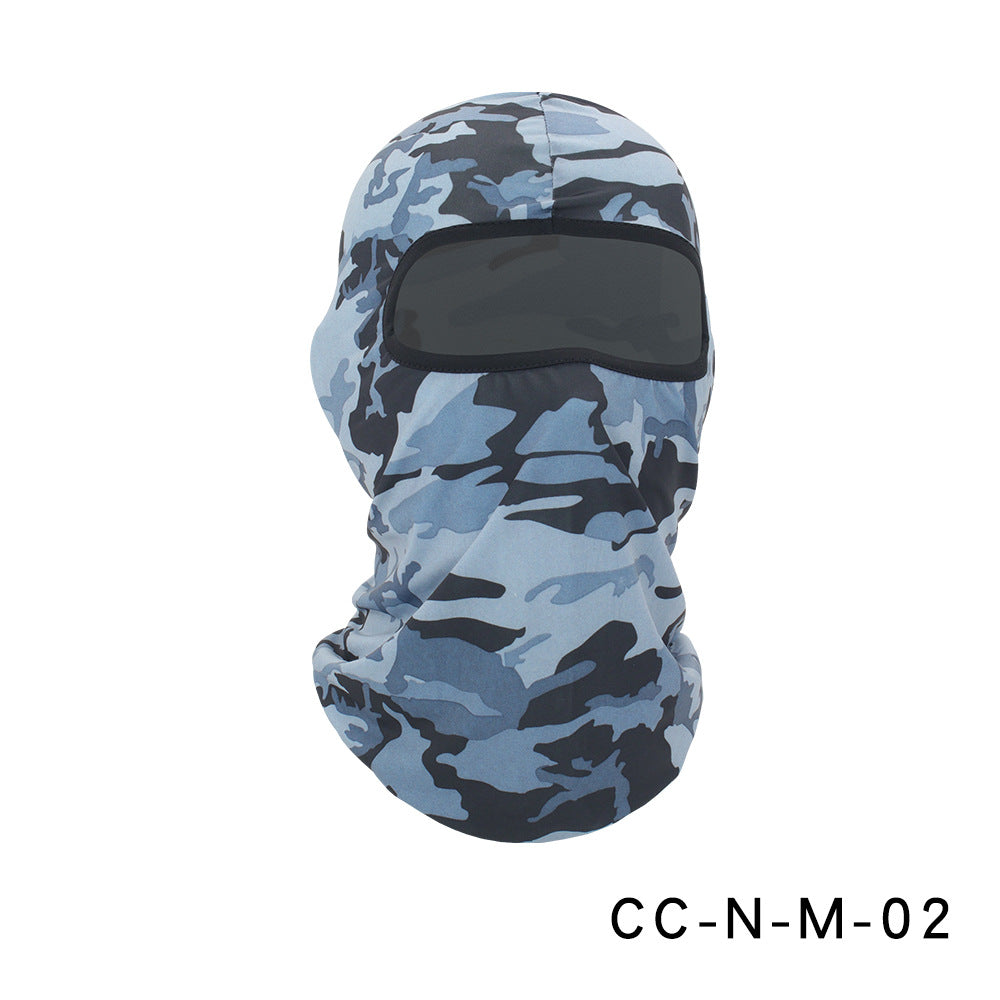 Breathable Ice Silk Face Balaclava Mask Neck Gaiter Cover