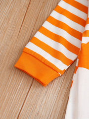 Baby Fox Striped Casual Rompers