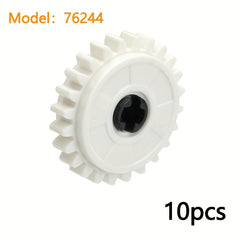 10pcs Building Block Gear Accessories for DIY MOC Round Clutch 24 Tooth Gear