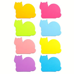 8 Cat Sticky Notes for Memos & Reminders