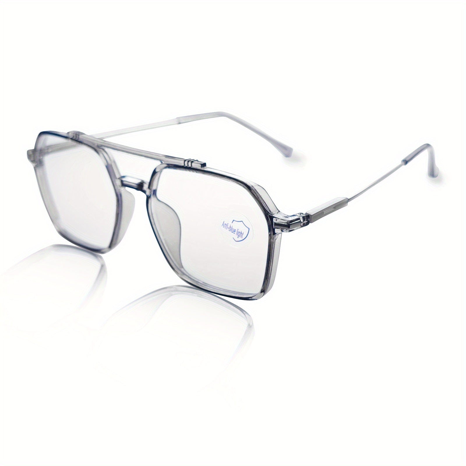 Men's Anti Light Reading Glasses With Pounch