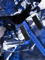 Boys Hooded Windbreaker Jacket with Fleece Lining
