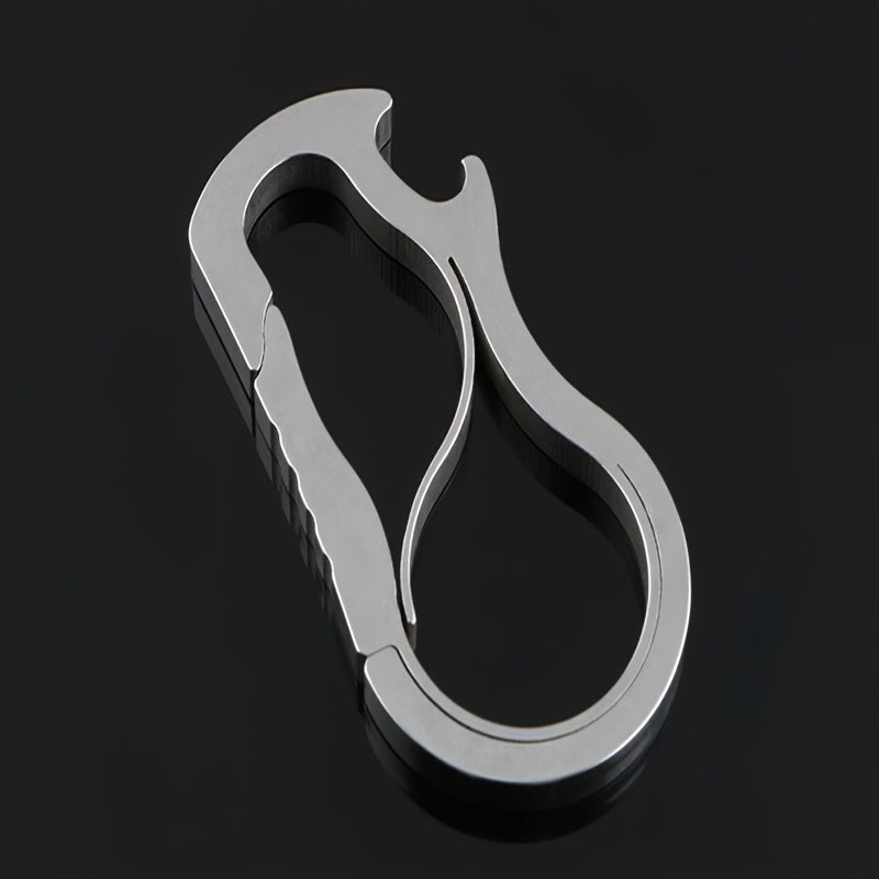 Stainless Steel Carabiner Keychain for Backpack
