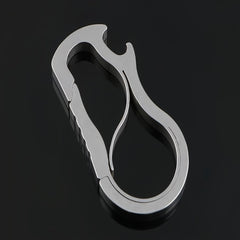 Stainless Steel Carabiner Keychain for Backpack
