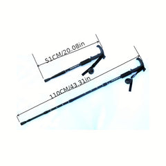 Aluminum Alloy Trekking Pole for Hiking - Shock Absorption