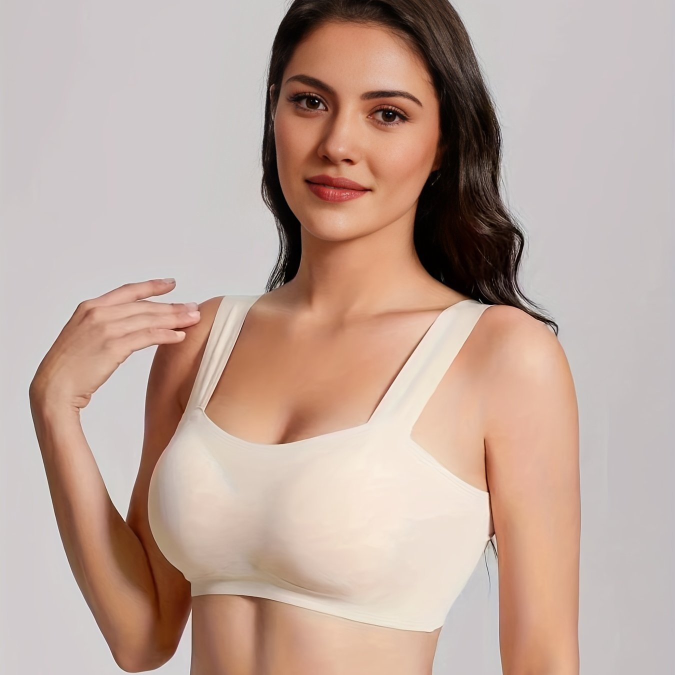 Seamless Wireless Bra Comfy Full Coverage Lingerie