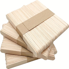 50pcs Natural Wood Craft Sticks 11 Long Popsicles DIY Crafts