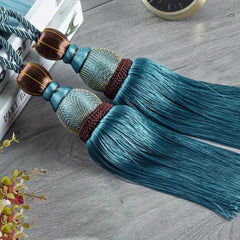 2pcs Curtain Binding Rope Hanging Tassel Curtain Holder