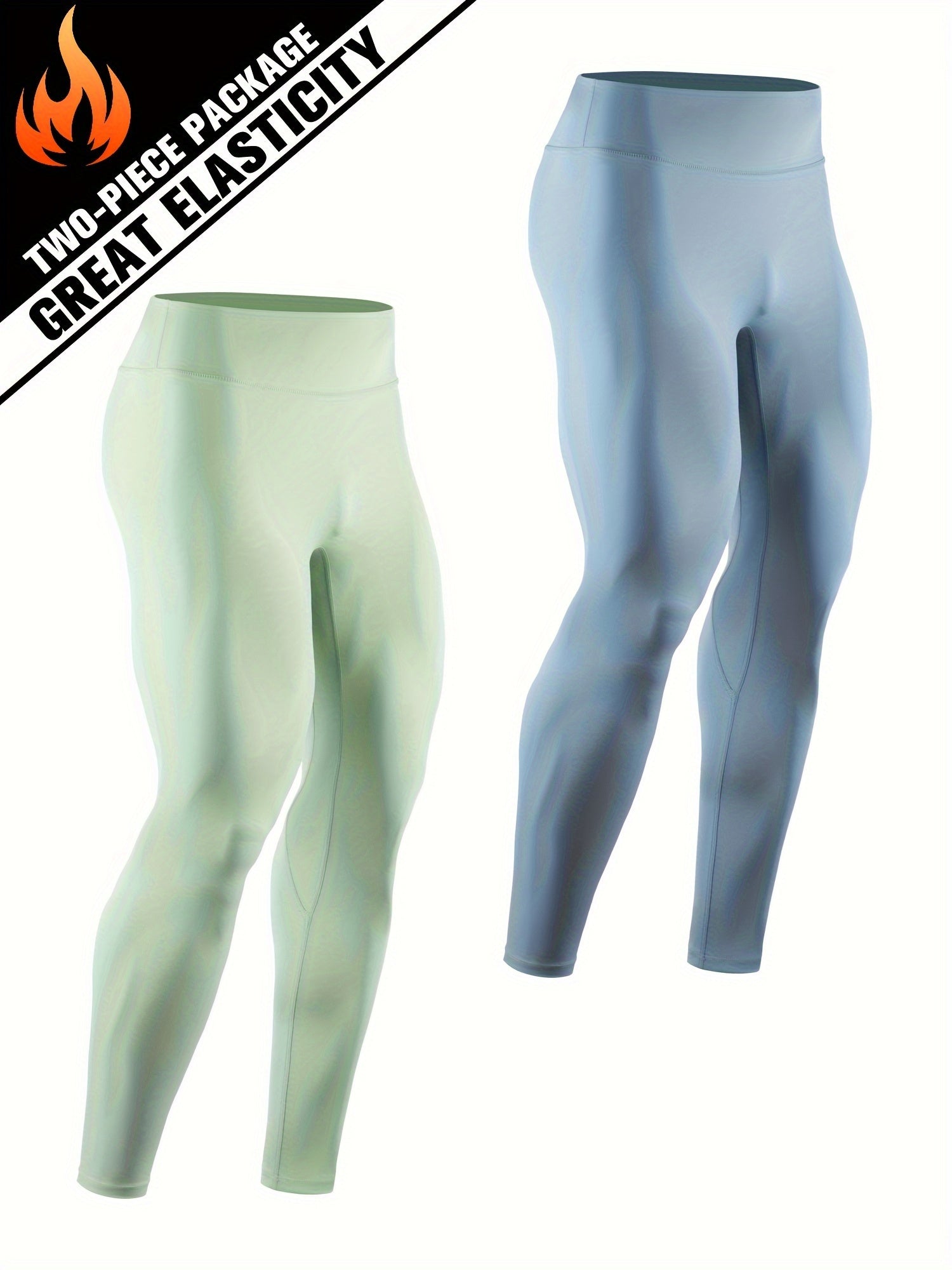 Men's Thermal Leggings Outdoor Running Training Compression Pants