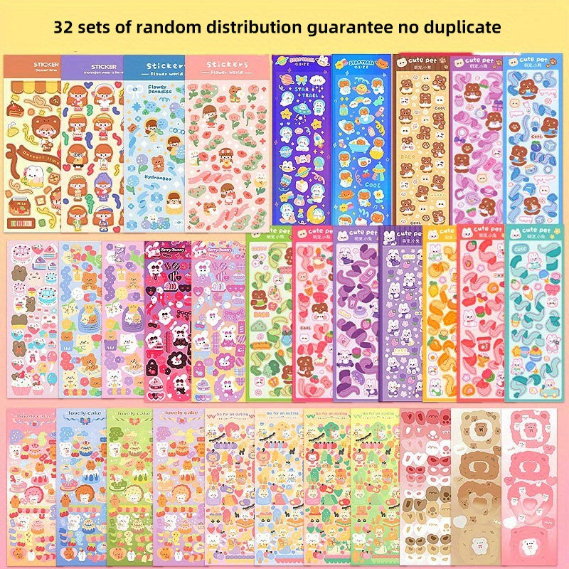 10pc Acrylic Grommet Gradient Keychain Decoration For Girls Women