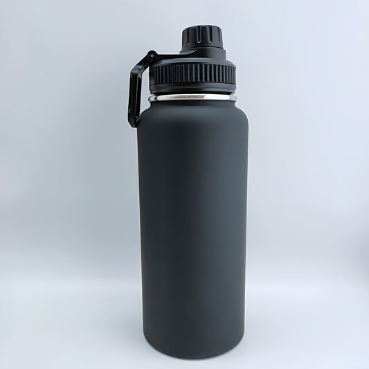 1000ml Leakproof Stainless Steel Water Bottle, Hot/Cold, Matte Finish