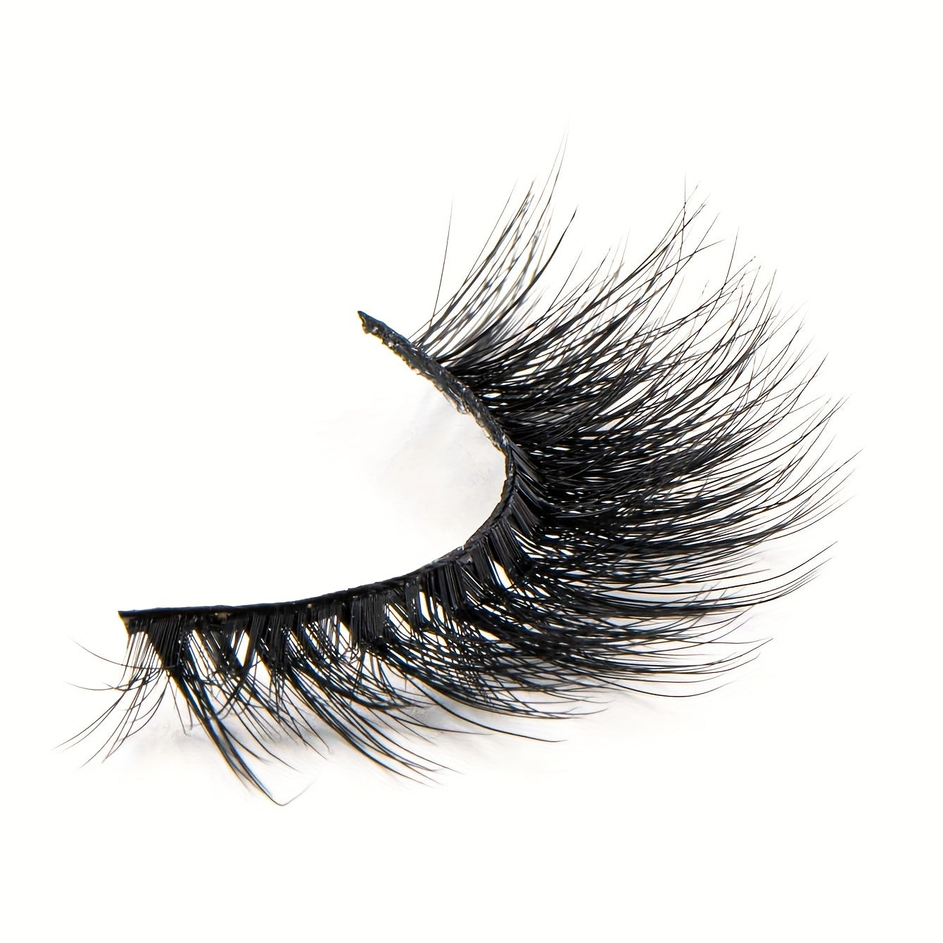 7 Pairs Full Strip Thick Curling False Eyelashes 15mm Fluffy Wispy Daily Lashes