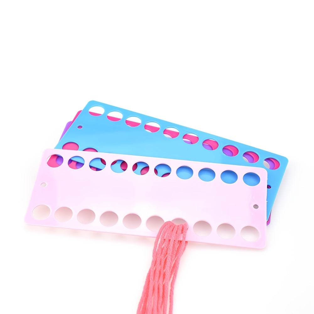 Plastic Threading Board Embroidery Thread Organizer 20 Positions