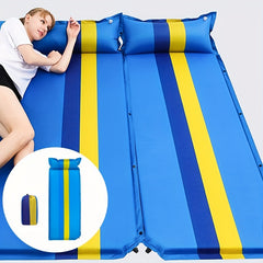 Automatic Inflatable Mat with Pillow for Camping and Hiking