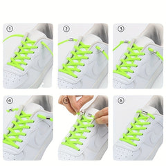 Adjustable Elastic Shoelaces With Clip Buckles for Sneakers