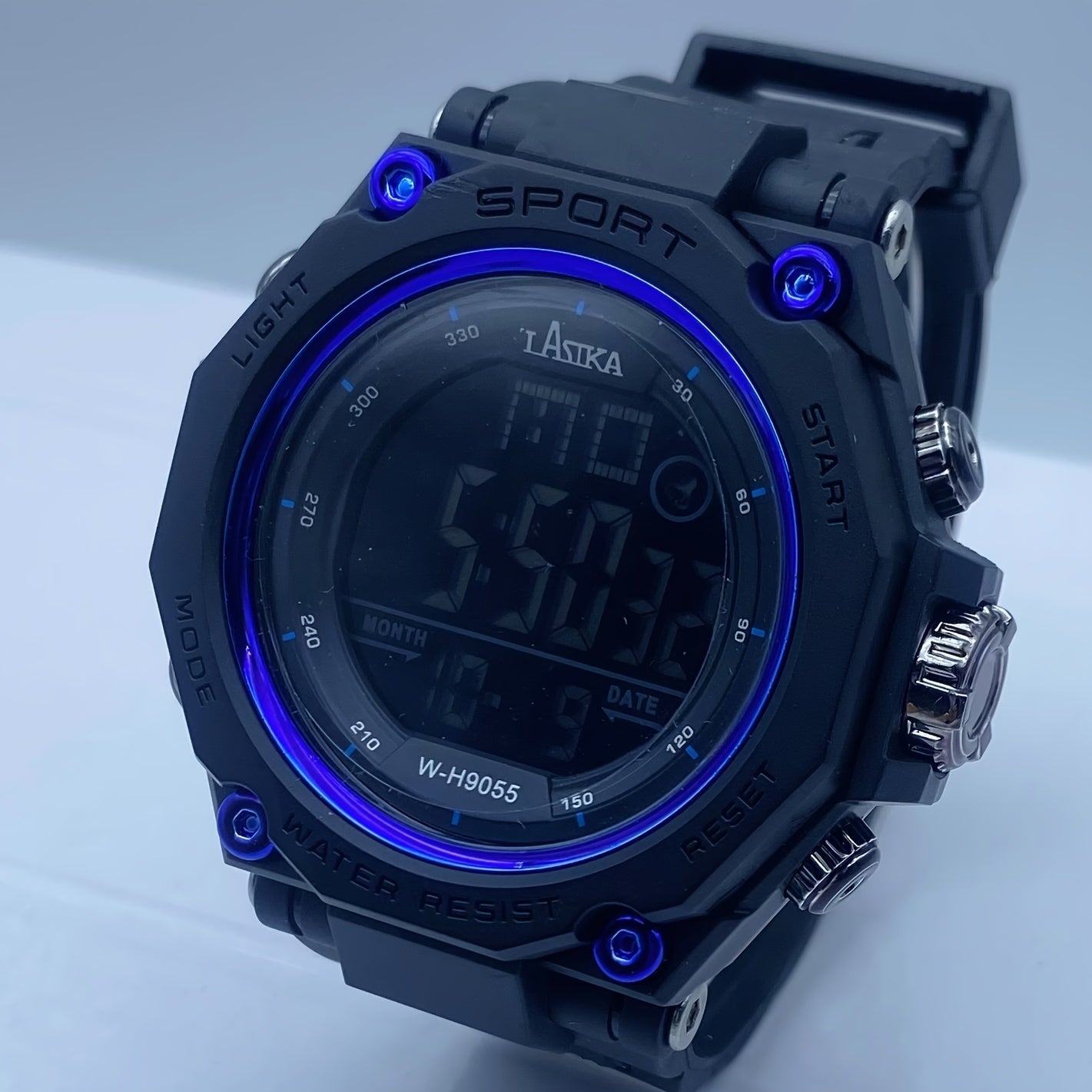 LASIKA Boys' Digital Sports Watch Alarm IPX7 Waterproof Swimming Step Counter