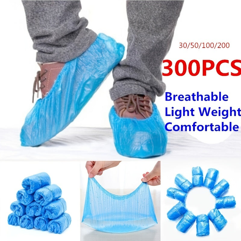 100PCS Medical Waterproof Shoe Covers Disposable Overshoes Mud-proof