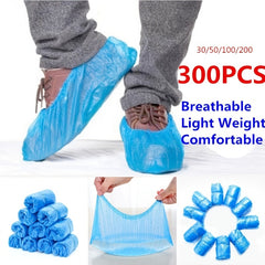 100PCS Medical Waterproof Shoe Covers Disposable Overshoes Mud-proof