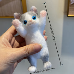 Soft Rubber Kitten Squeeze Toy Plush Action Toy Ages 3+