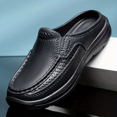 Men's Closed Toe Wear resistant Non Slip Slippers For Indoor & Outdoor