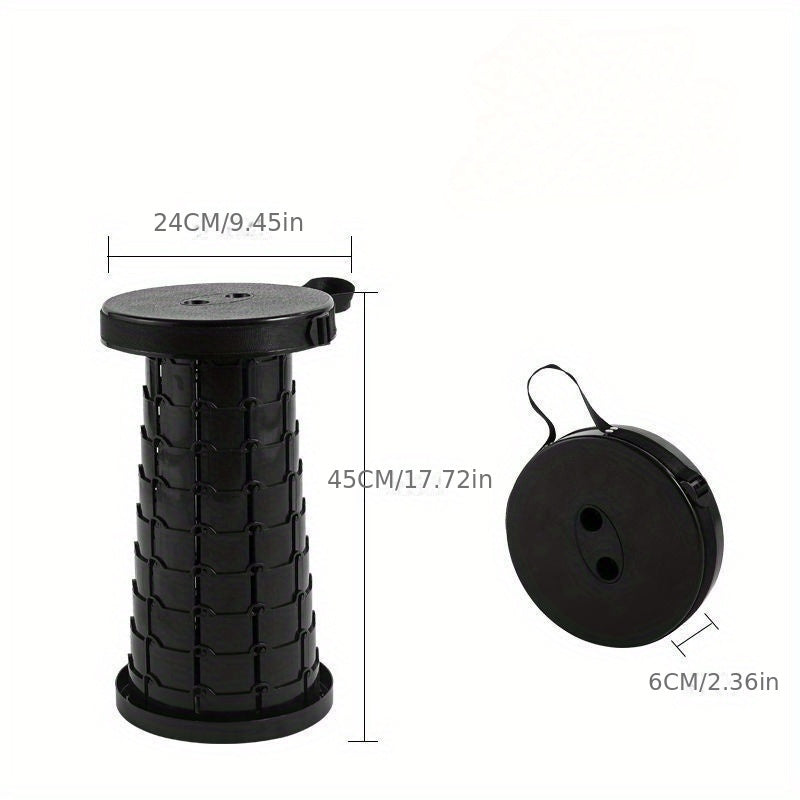 Portable Telescopic Stool for Outdoor Fishing Camping