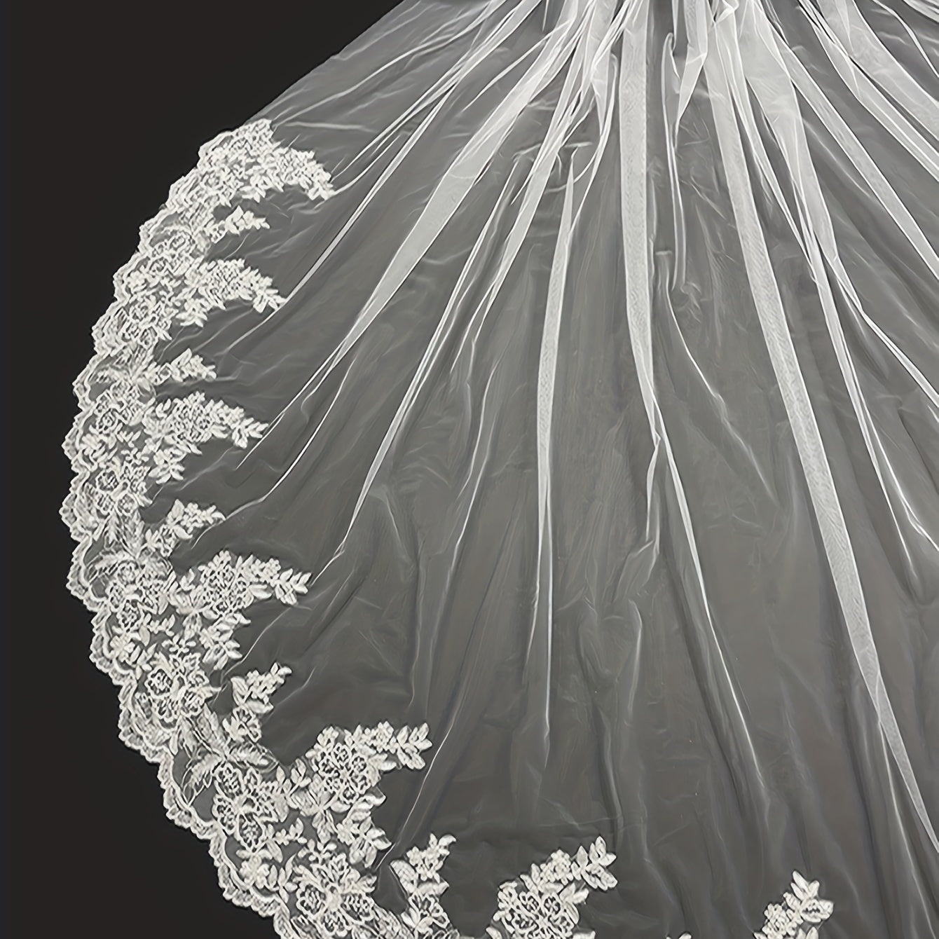 Baroque Wedding Veil Cathedral Long Veil