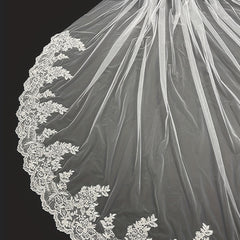 Baroque Wedding Veil Cathedral Long Veil