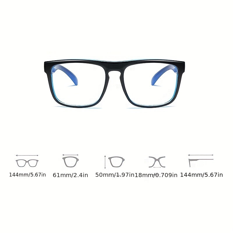 Men's Sports Anti Light Retro Reading Glasses