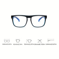 Men's Sports Anti Light Retro Reading Glasses
