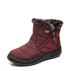 Women's Cozy Furry Snow Boots Comfortable Platform Shoes