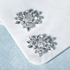 Rhinestone Crystal Shoe Clips Wedding Party Charms Buckle Decoration 1pair
