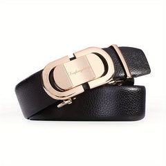 Men's Automatic Buckle Belt Wedding Party Business