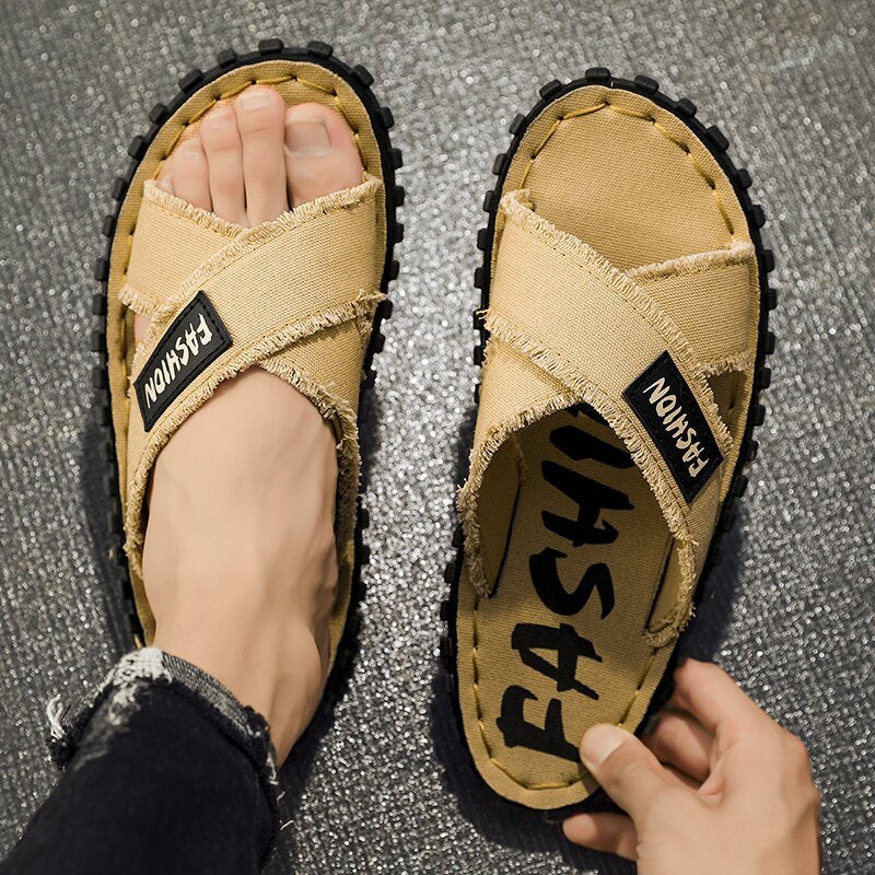 Men's Quick Dry Non Slip Slides for Indoor & Outdoor