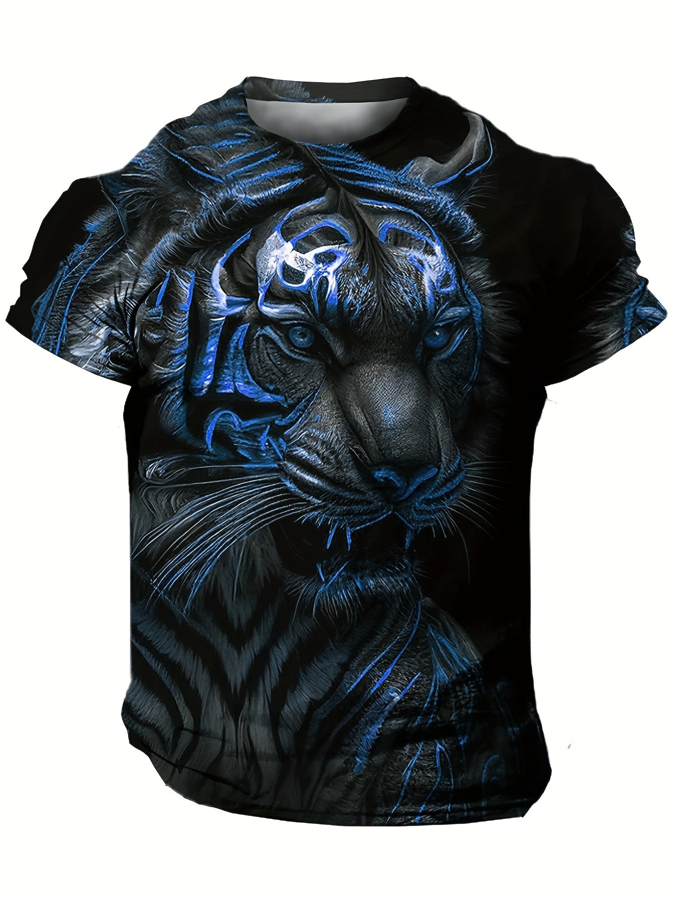 Men's Animal Graphic T shirt 3D Print Stretch Tee Top