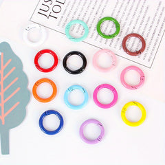 Y2K Candy Key Ring Open Jump Rings Metal Split Rings For Keychain