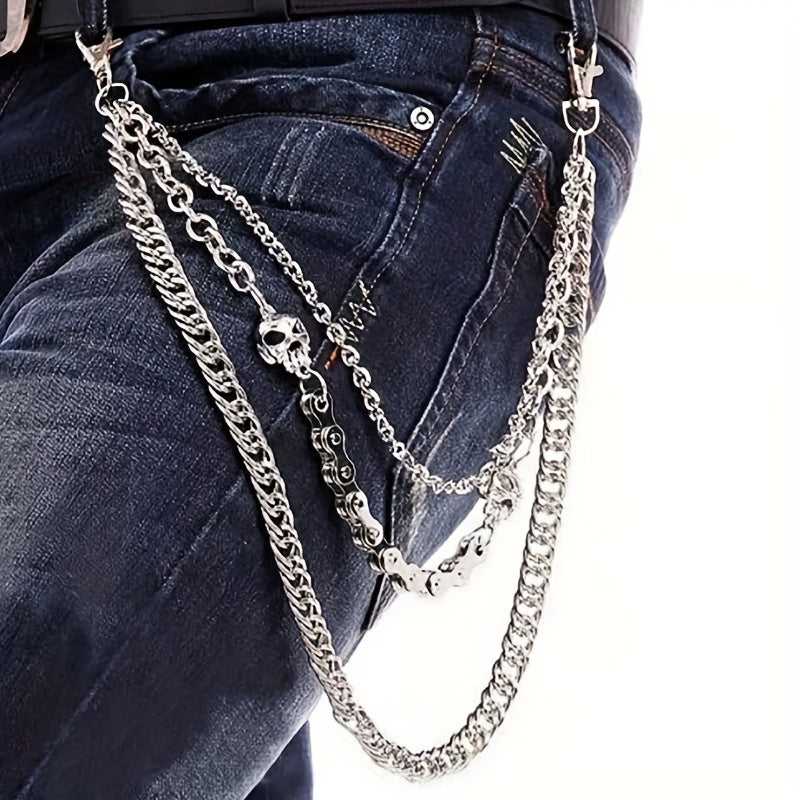 Skull Chains Decorative Pant Chain Hip Hop Rock Chain