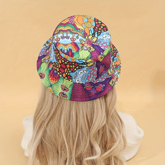 Boho Print Reversible Bucket Hat Classic