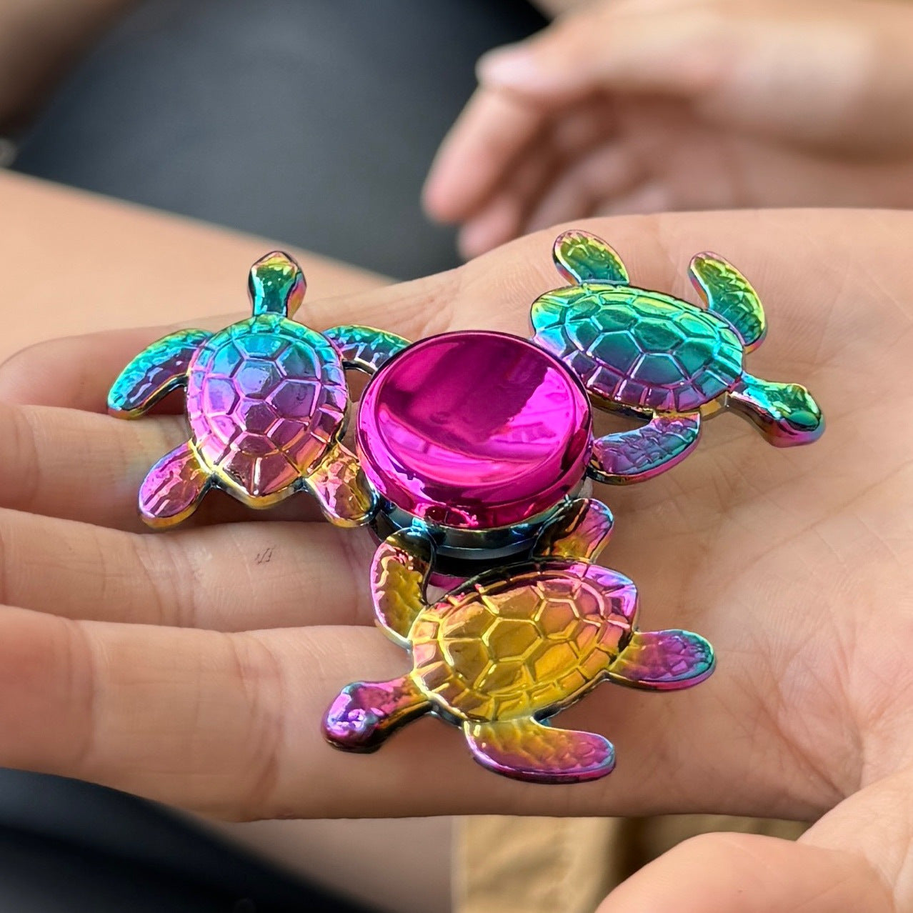 Golden Turtle Fidget Spinner Metal Toy for Stress Relief