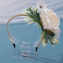 Princess Floral Hair Hoop for Girls, Decorative Hair Accessories