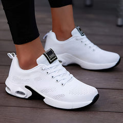 Women's Outdoor Running Shoes Air Cushion Mesh Sports Sneakers