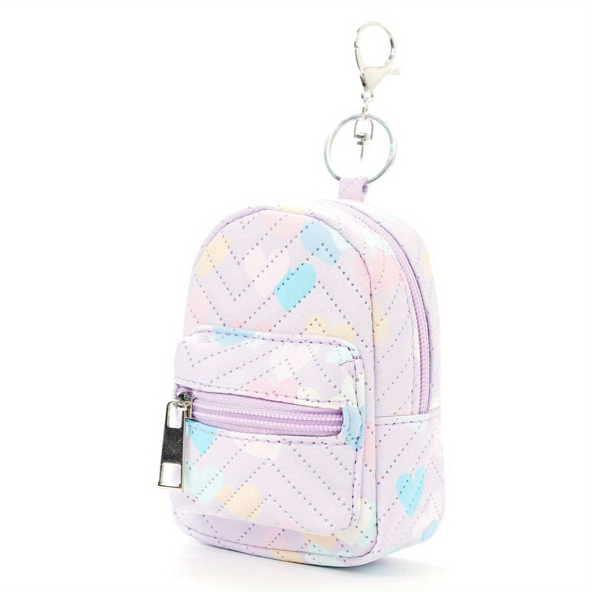 Zipper Bag Coin Purse for Kids Backpack Pendant