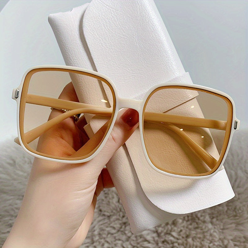 Oversized Square Sunglasses Gradient Glasses UV400
