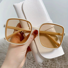 Oversized Square Sunglasses Gradient Glasses UV400