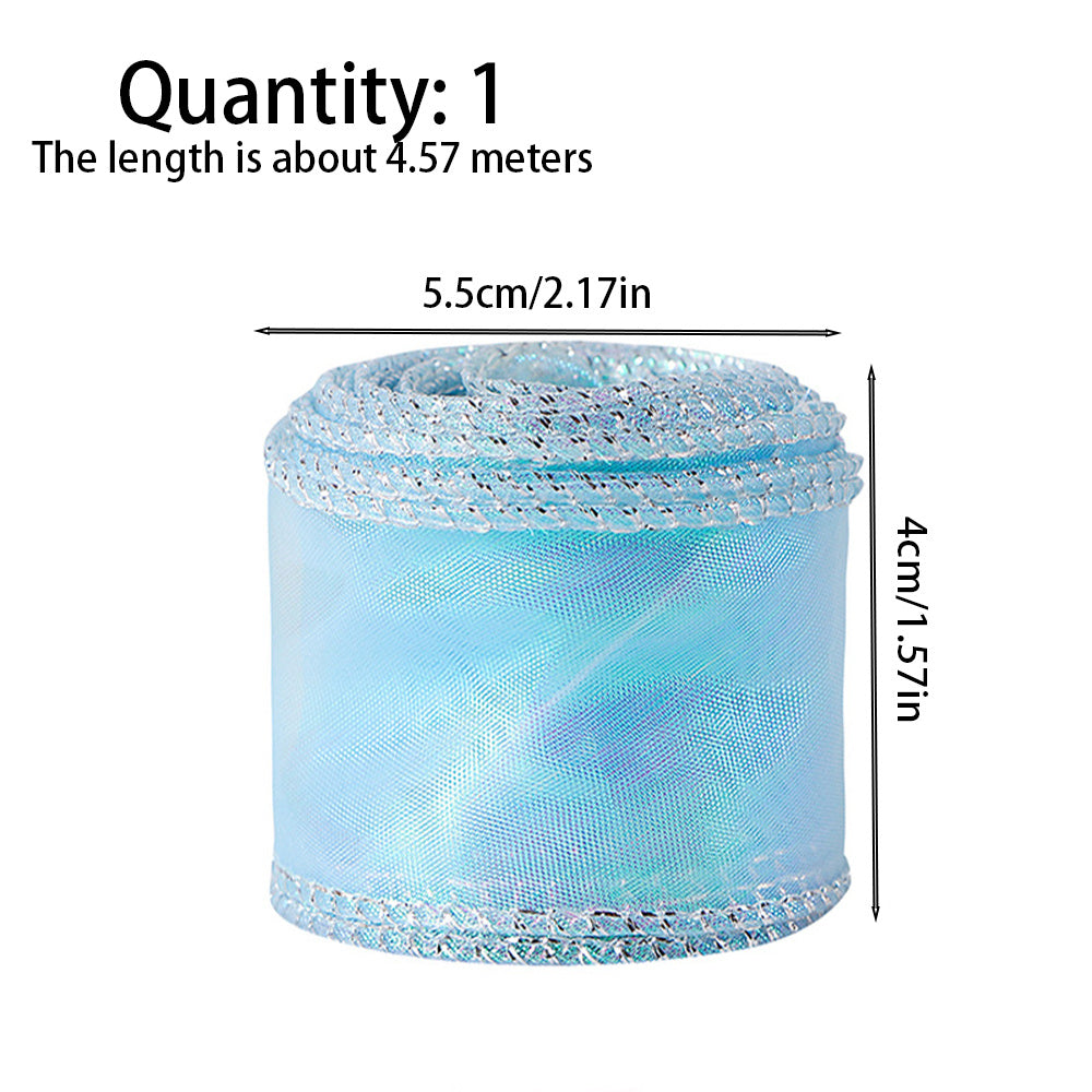 57m Fishtail Yarn Ribbon Cake Decoration Bouquet Headpiece Bow Ribbons