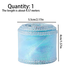 57m Fishtail Yarn Ribbon Cake Decoration Bouquet Headpiece Bow Ribbons