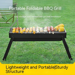 Portable Charcoal Grill Folding BBQ Grill for Camping Hiking Picnics