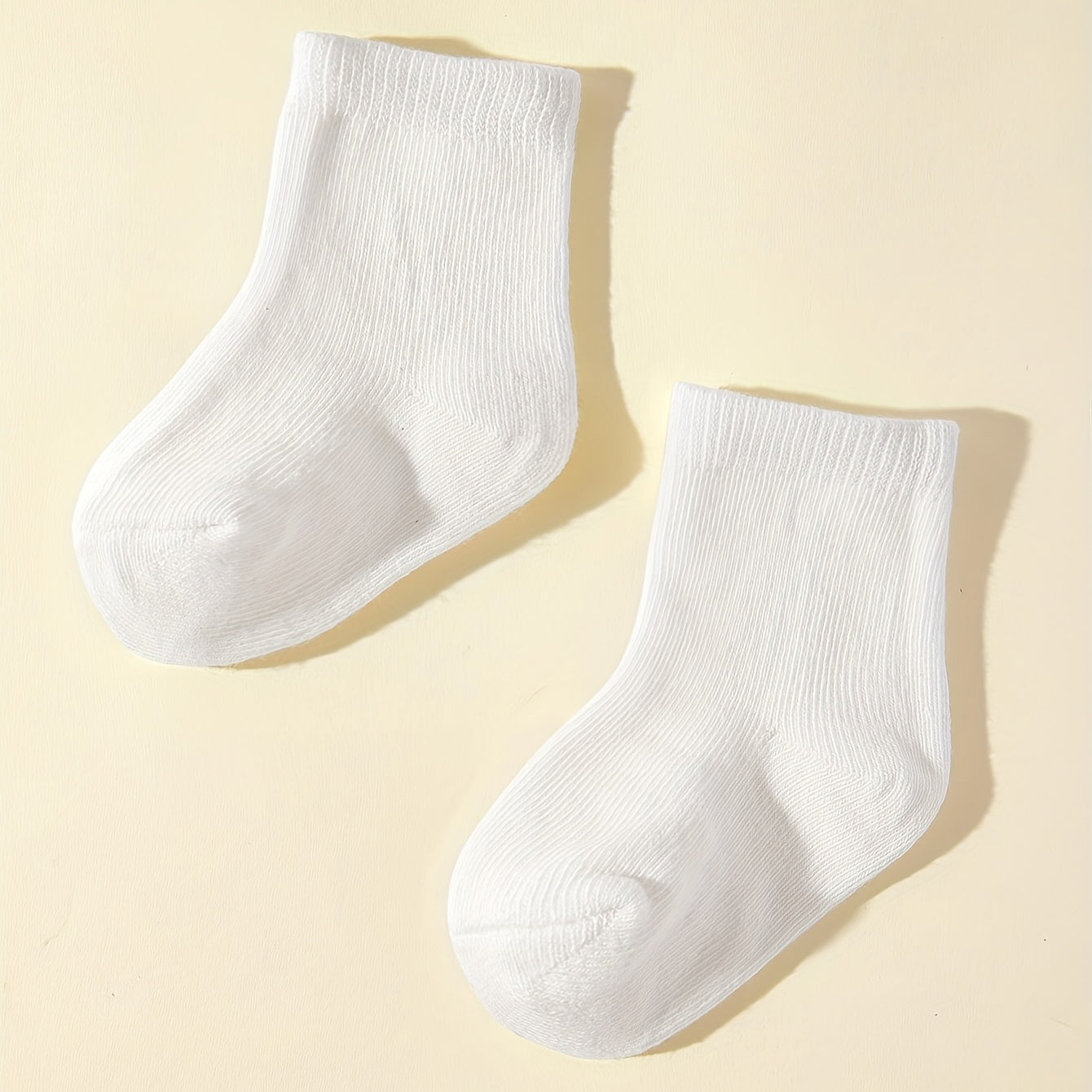 10Pairs Baby Cotton Blend Short Crew Socks for Four Seasons