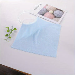 2pcs Microfiber Washcloth Handkerchiefs Soft Absorbent Towel for Home Bathroom